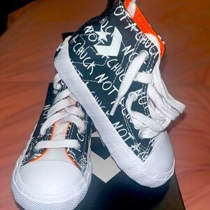 Brand new!!! Baby size 6 high top converse.